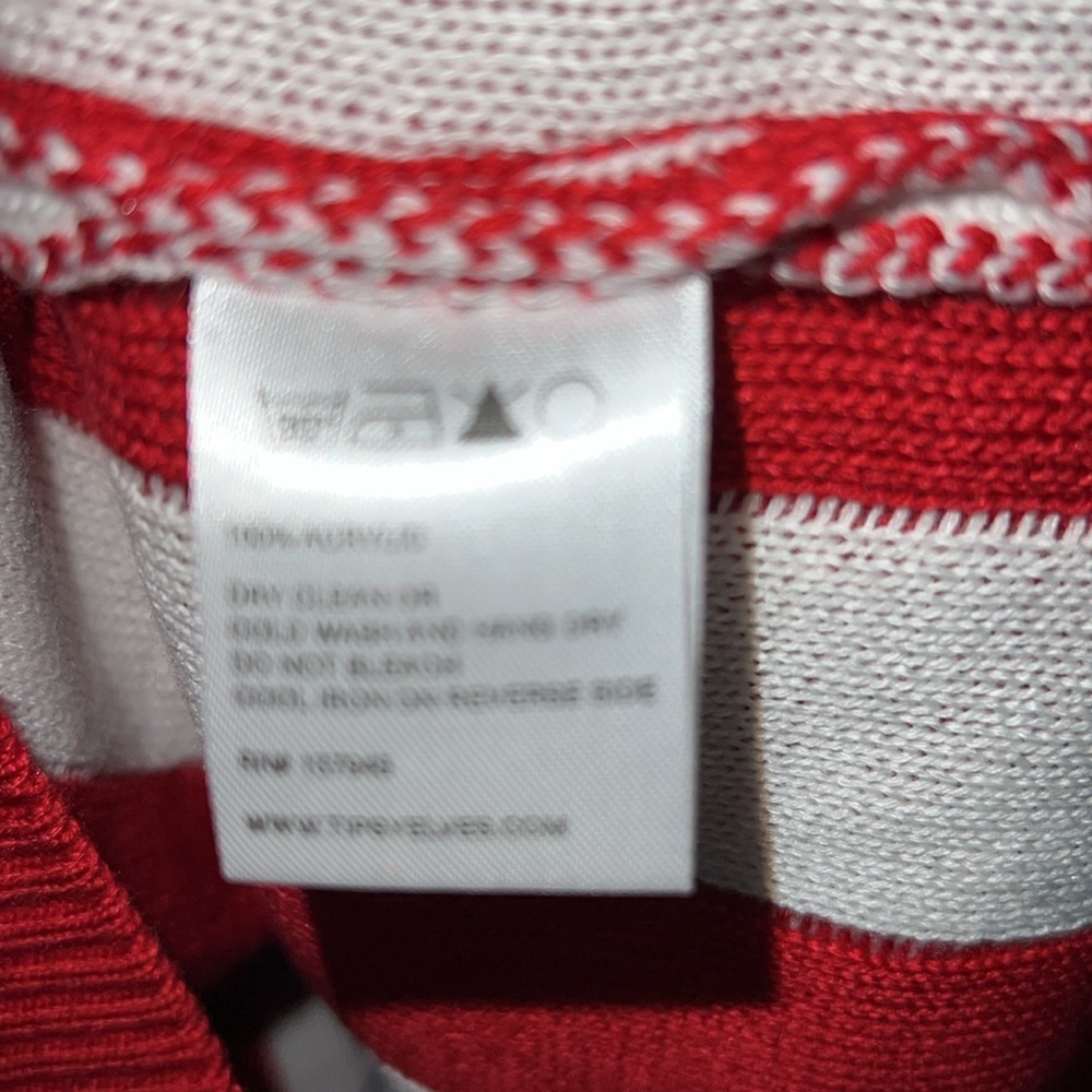 Tipsy Elves American Flag Red White Blue Sweater with Patriotic Flair Size L - Picture 10 of 10